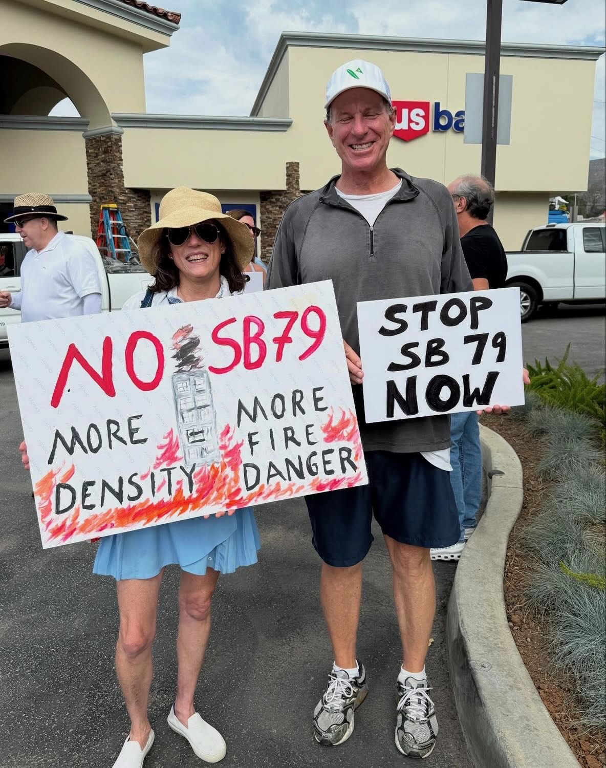 Community rally against SB 79